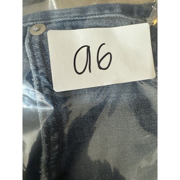 AGOLDE Sophie Mid Rise Skinny Size 28 Crop Ankle Raw Hem Jeans - Picture 12 of 12